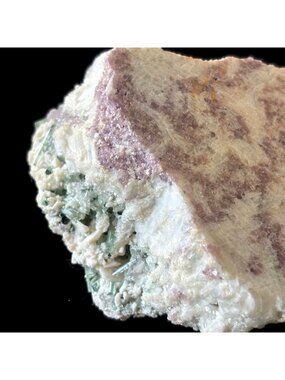 Tourmaline Lepidolite Cluster Rare Combo Crystal Natural Purple Green Stone 4.4"